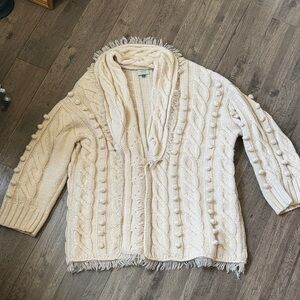 Farm Rio Braided Cardigan Sweater